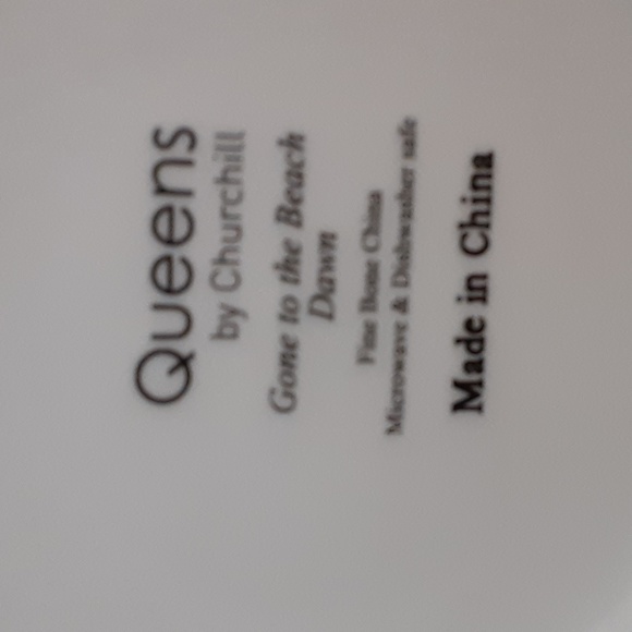 Queens by Churchill Gone to the Beach Fine Bone China Tea Coffee Cup 8 oz - Picture 10 of 10